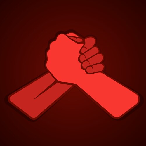 Handshake Friendship Symbol Vector Image