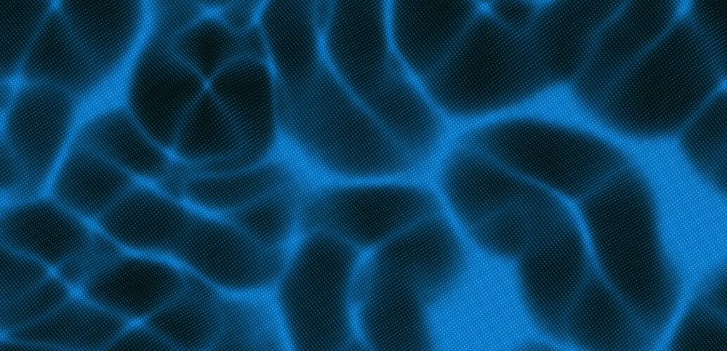 Background with convex forms grid surface vector image