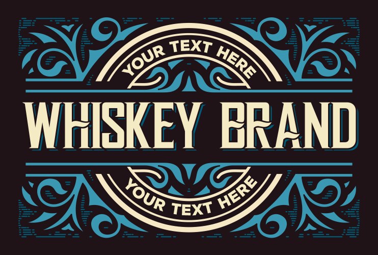 Vintage Label Badge Template Vector Image