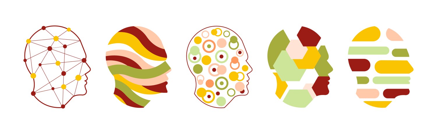 Human head as knowledge and smart solution icon Vector Image