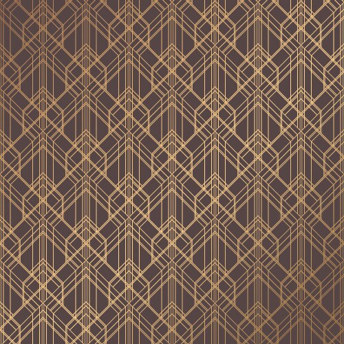 Geometric seamless art deco style rhombus – Free Vector | VectorStock