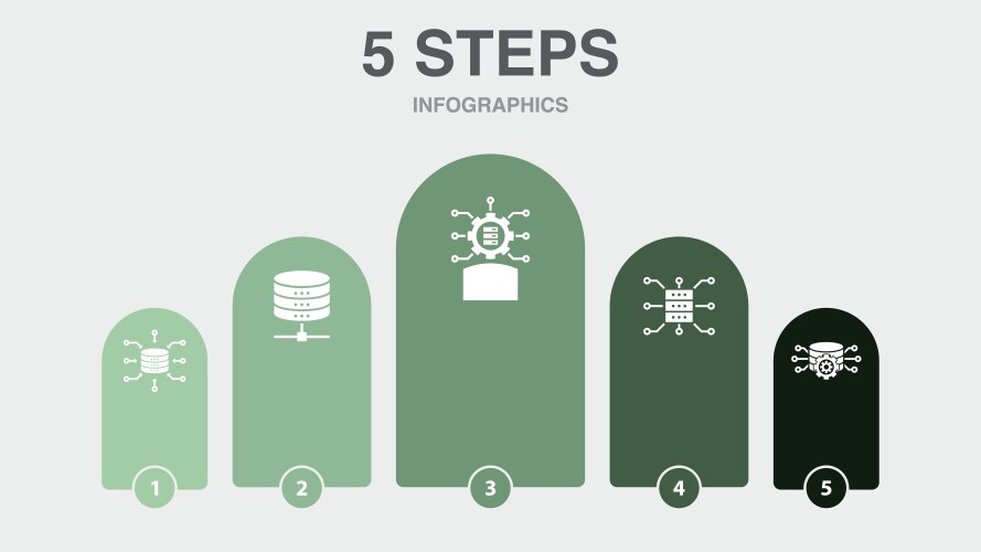 Data integration database scientist vector image