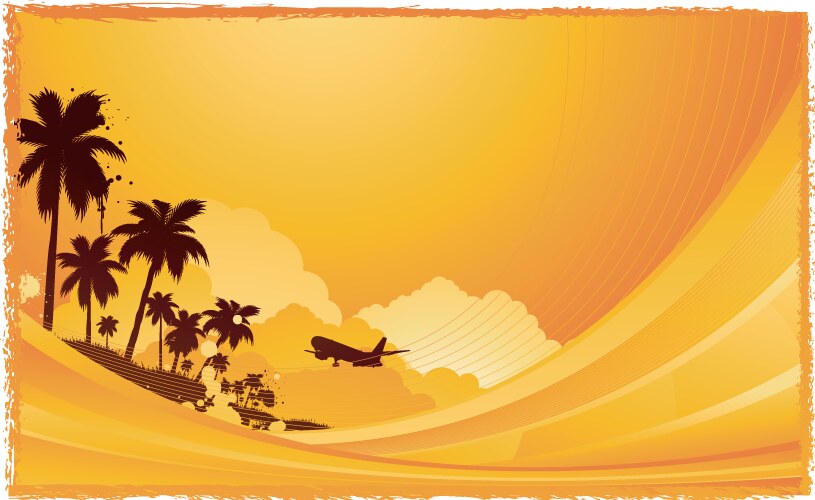 Jungle background Royalty Free Vector Image - VectorStock