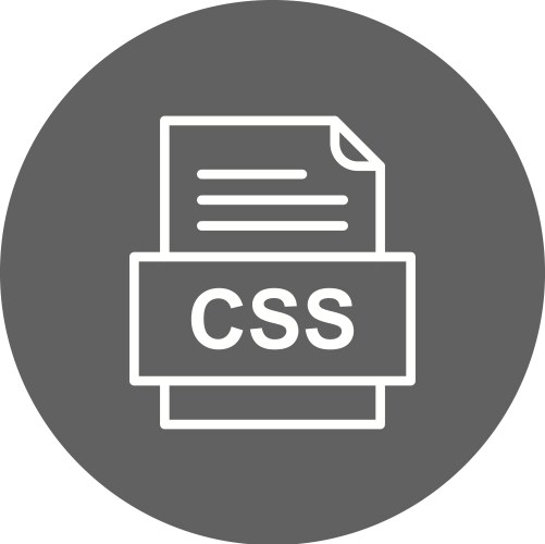 Css file document icon vector image