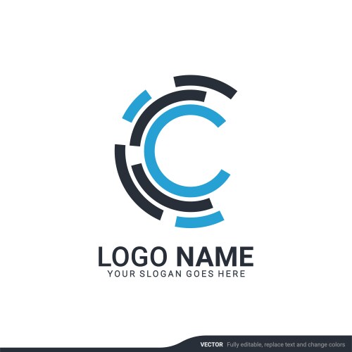 Creative 3d abstract letter r logo design Vector Image