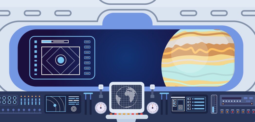 Retro space arcade game invaders spaceship pixel Vector Image
