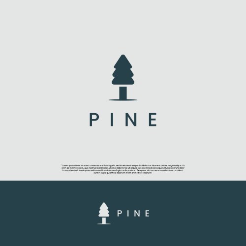 Tree box logo design modern concept Royalty Free Vector