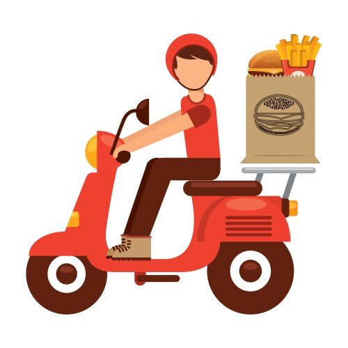Food delivery Vector Image