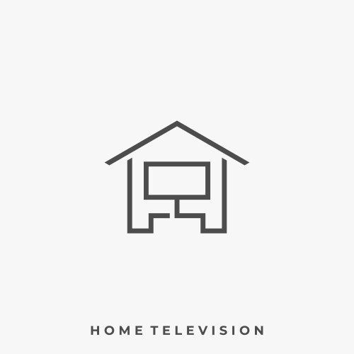 House icon template home creative logo design Vector Image