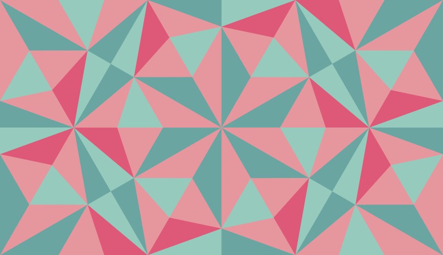 Abstract triangular background seamless pattern vector image