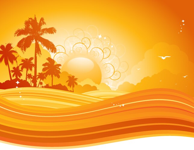 Jungle background Royalty Free Vector Image - VectorStock
