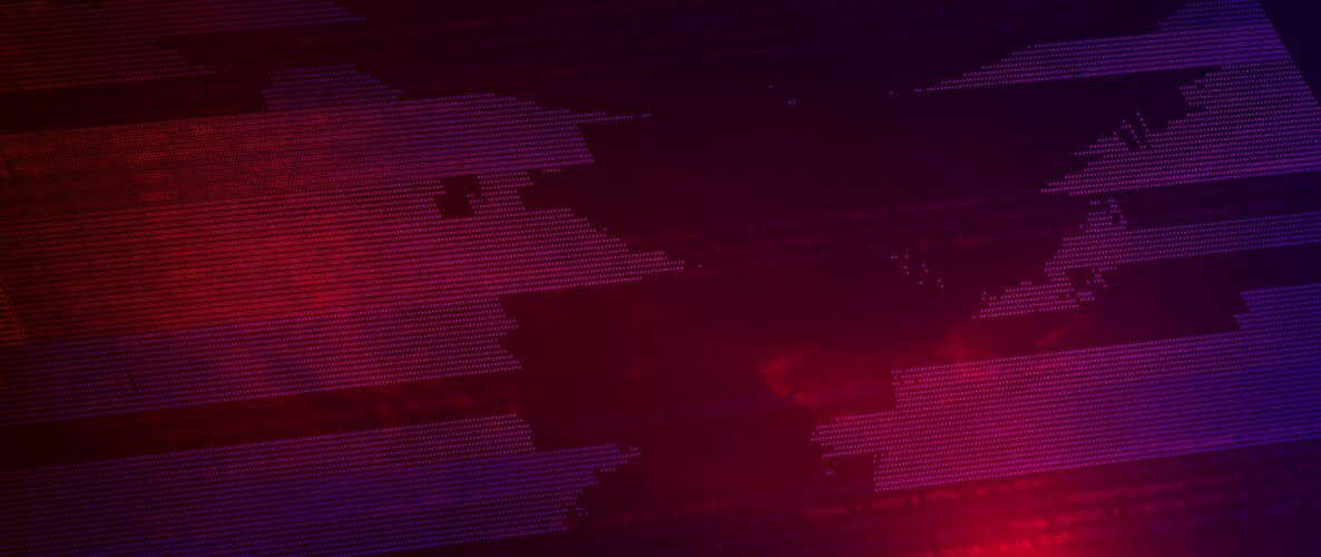 abstract technology binary code dark red vector image