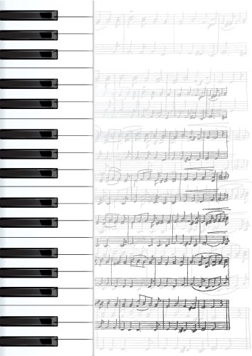 Violin on music background with handmade notes Vector Image