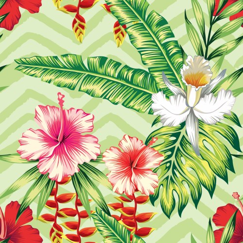 Tropical Hbiscus Palm Leaves Flowers Indoor Outdoor Doormat Small Area Rugs Mordern Floor Mat Non Slip Carpet for Living Room Bedroom Dining Room C Tropical Paradise with Vibrant Hibiscus Flowers, Palm Leaves Stock