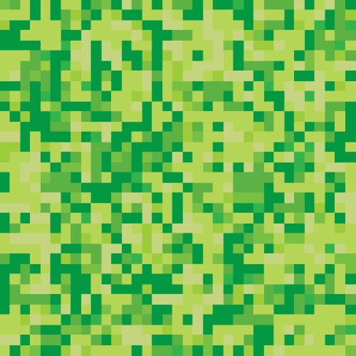 Pixel camo seamless pattern green forest Vector Image
