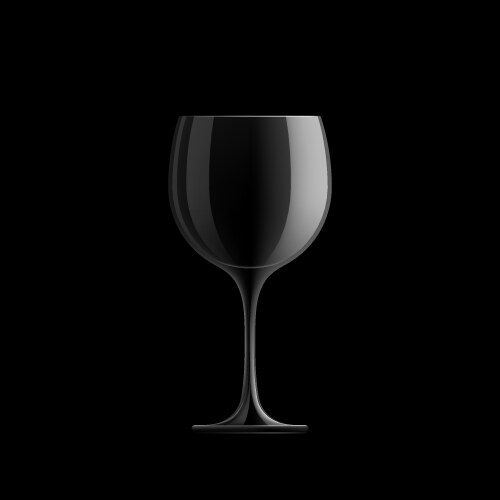 Empty wine glass Vector Image