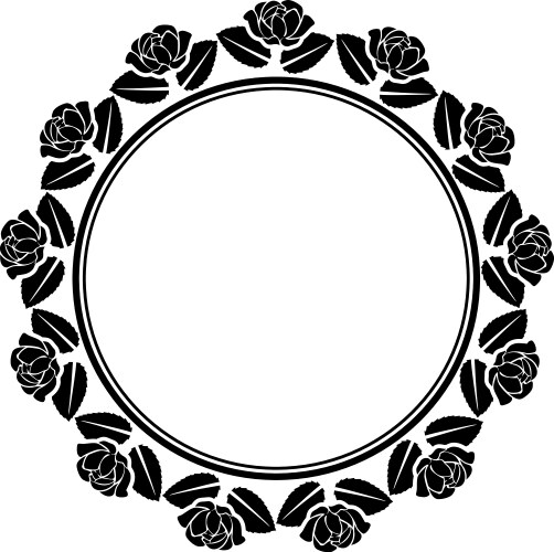 Round border Royalty Free Vector Image - VectorStock
