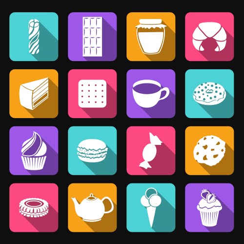Sweet cookie font Royalty Free Vector Image - VectorStock