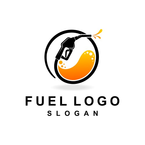 Gas station icon with fuel concept Vector Image