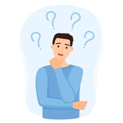 Man Thinking Question Mark Vector Images (over 4,900)