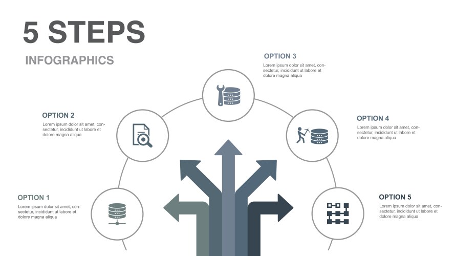 Database data analysis engineering vector image