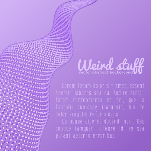 Array of paper cut circles with shadows in form vector image