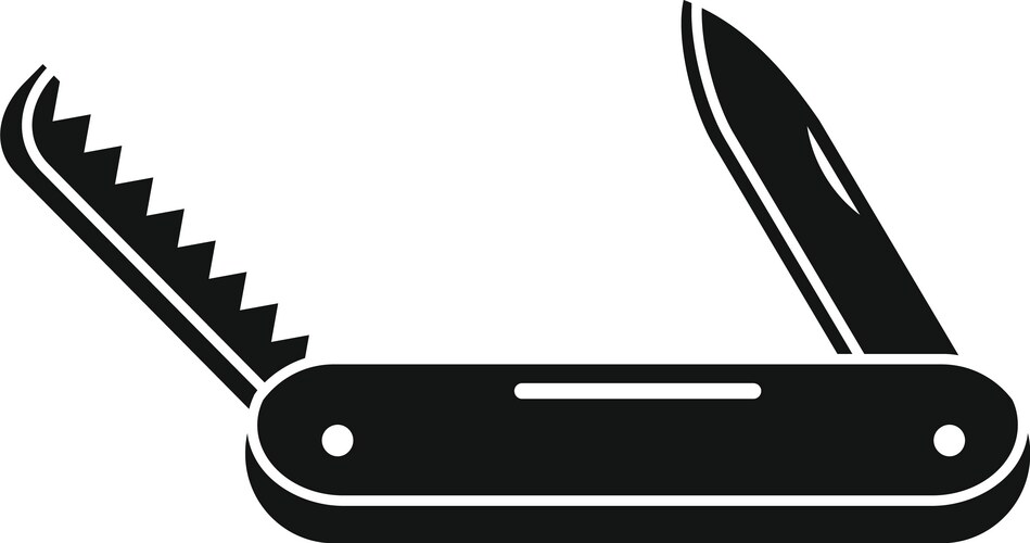Army multitool icon simple pocket knife – Royalty-Free Vector | VectorStock