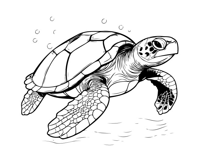 Sea Turtle Engraving Sketch Royalty Free Vector Image sea-turtle-engraving-sketch-royalty-free-vector-image