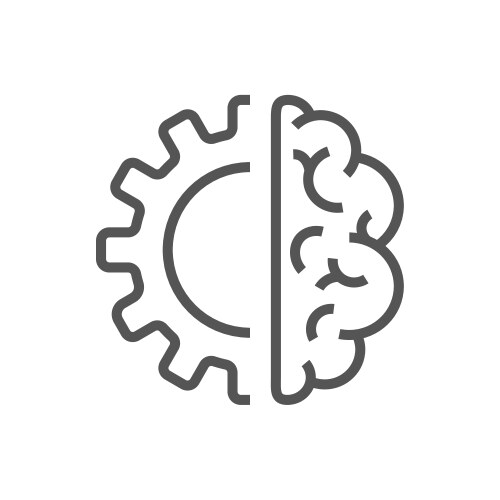 Artificial intelligence ai icon Royalty Free Vector Image