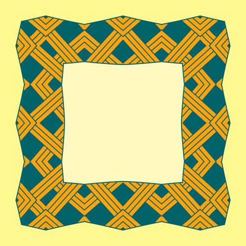 A square frame from abstract element vector image