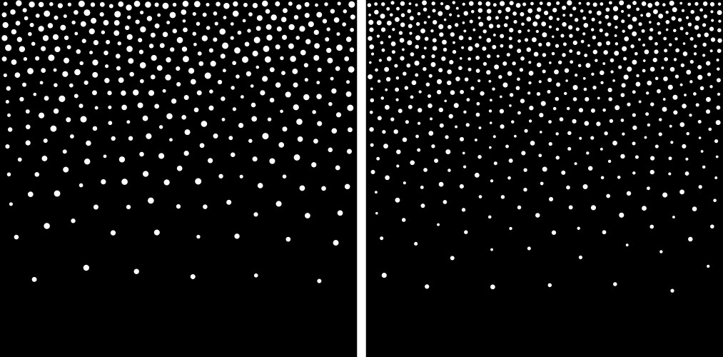 white halftone circle dots gradient background set vector image