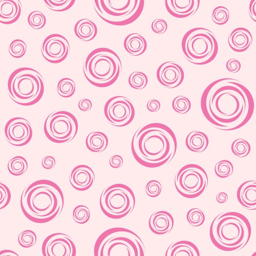 Seamless pattern with circular elements circle vector image