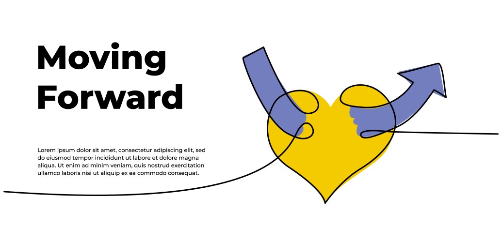 Continuous line design of arrows pointing up vector image
