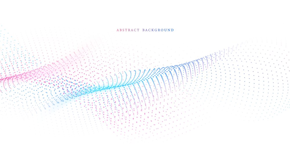 Blue waves abstract background modern design Vector Image