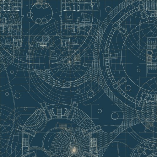 Architectural blueprint Royalty Free Vector Image