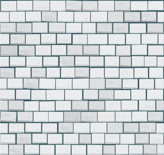 White seamless brick wall Royalty Free Vector Image
