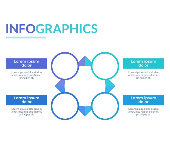 Continuous process infographic flowchart – Royalty-Free Vector ...