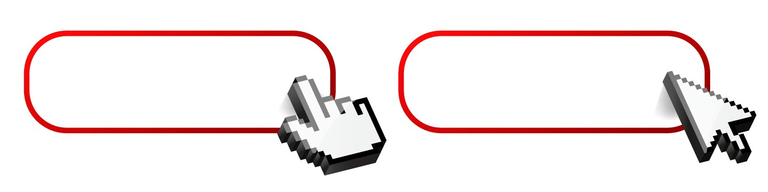 Click cursor button computer mouse pointer vektorbild