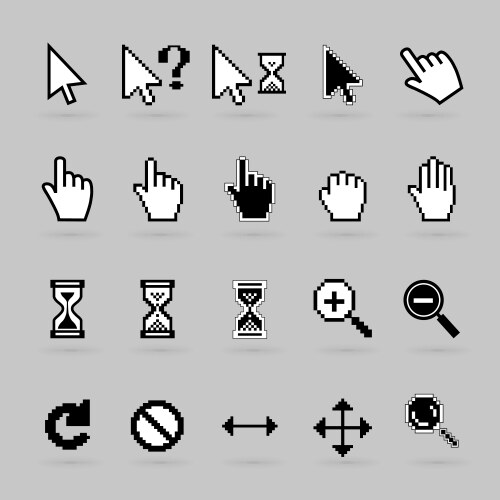 Rat icon set Royalty Free Vector Image - VectorStock