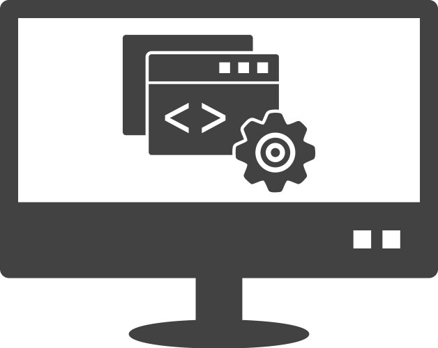 Programming configuration vector image