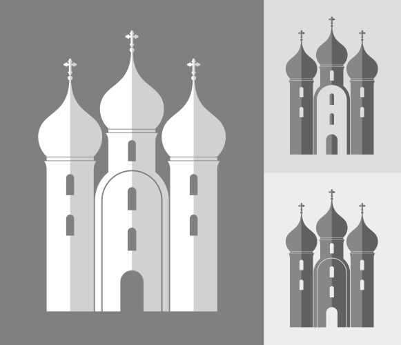 orthodox church russia vector image