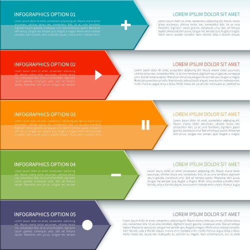 Fincancial design elements Royalty Free Vector Image