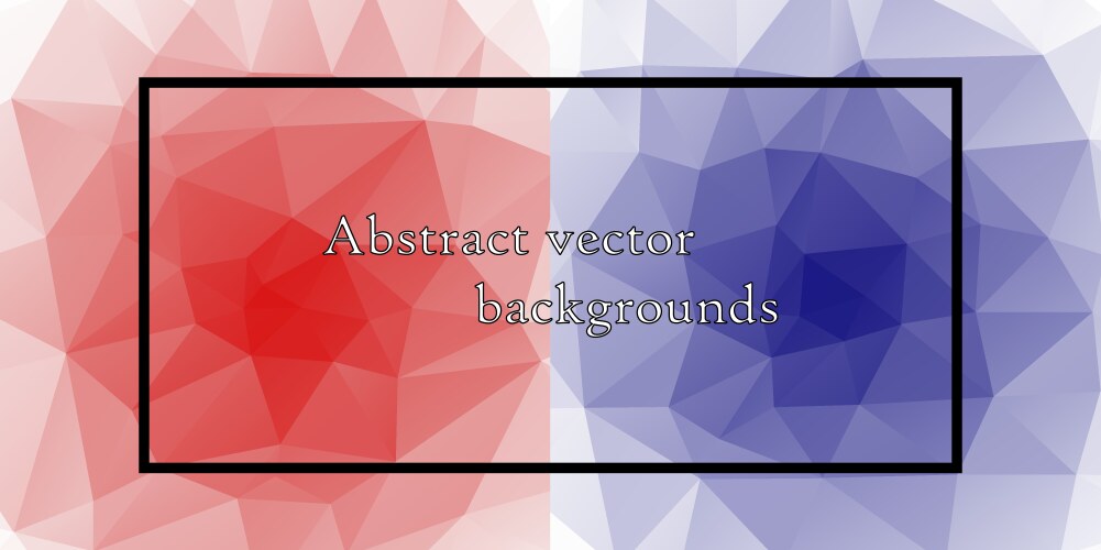Set of seamless patterns repeating geometric vector image