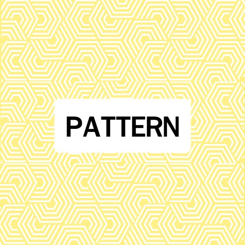 Abstract overlap hexagon pattern yellow background vector image