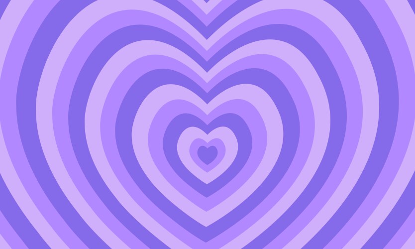 cute poster with repeating hearts in trendy retro vector image