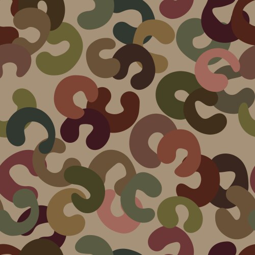 Seamless abstract pattern with overlapping loops vector image