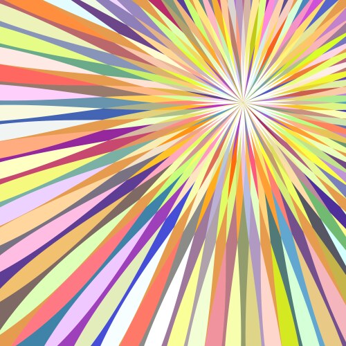 Abstract colorful glow background with rings Vector Image