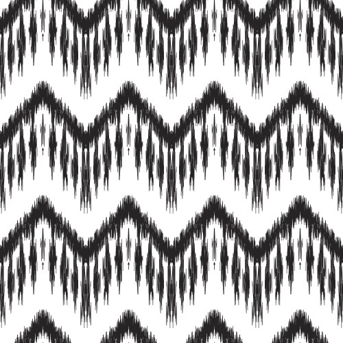 Ikat seamless pattern Royalty Free Vector Image