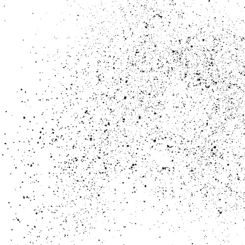 Black messy texture template on white background Vector Image