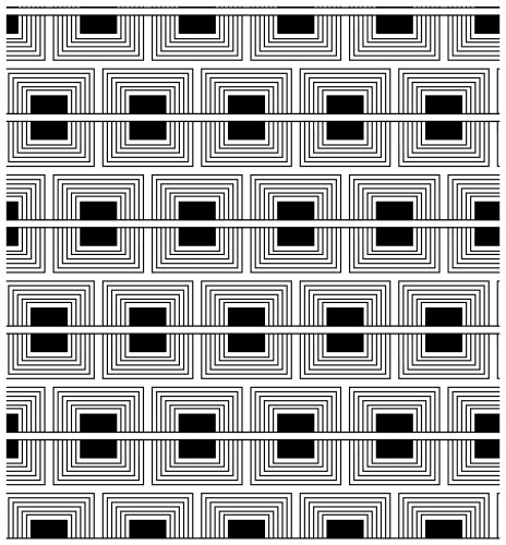 Square geometry seamless pattern graphic line vector image